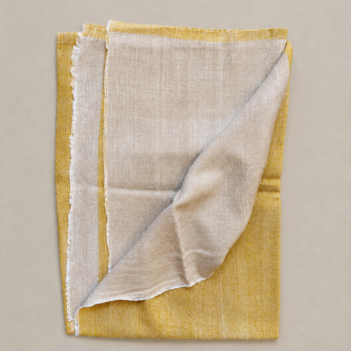 Two-tone scarf | Ivory צעיף
