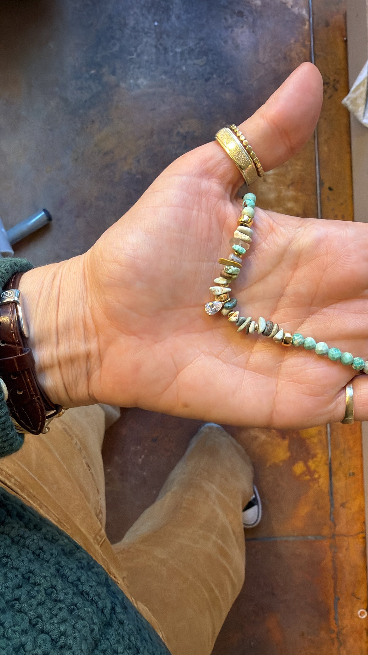 Turquoise drop | שרשרת