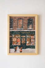 טען תמונה לגלריה, איור ממוסגר | ילדים בשלג