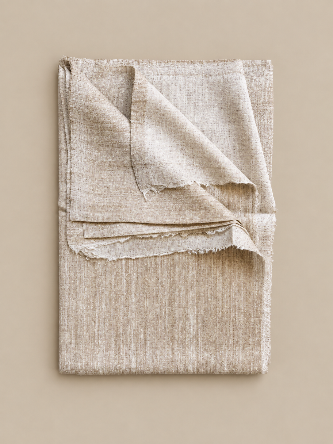 Two-tone scarf | oat צעיף
