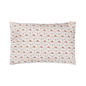 Pillowcase || flowers terracotta pink