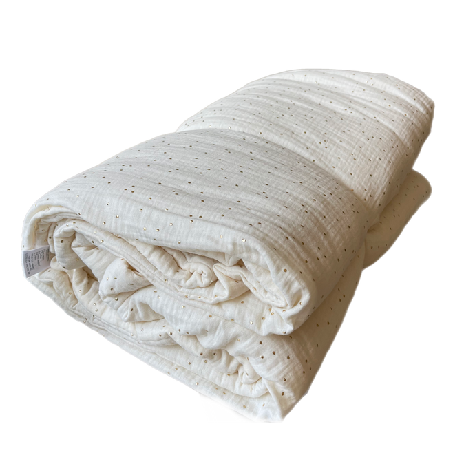 שמיכת יחיד | golden cream