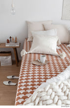 Load image into Gallery viewer, Rainbow cinnamon brown || Swedish linens
