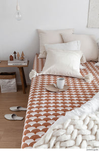 Rainbow cinnamon brown || Swedish linens