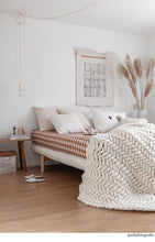 Load image into Gallery viewer, Rainbow cinnamon brown || Swedish linens