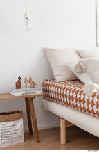 Load image into Gallery viewer, Rainbow cinnamon brown || Swedish linens