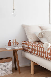 Rainbow cinnamon brown || Swedish linens