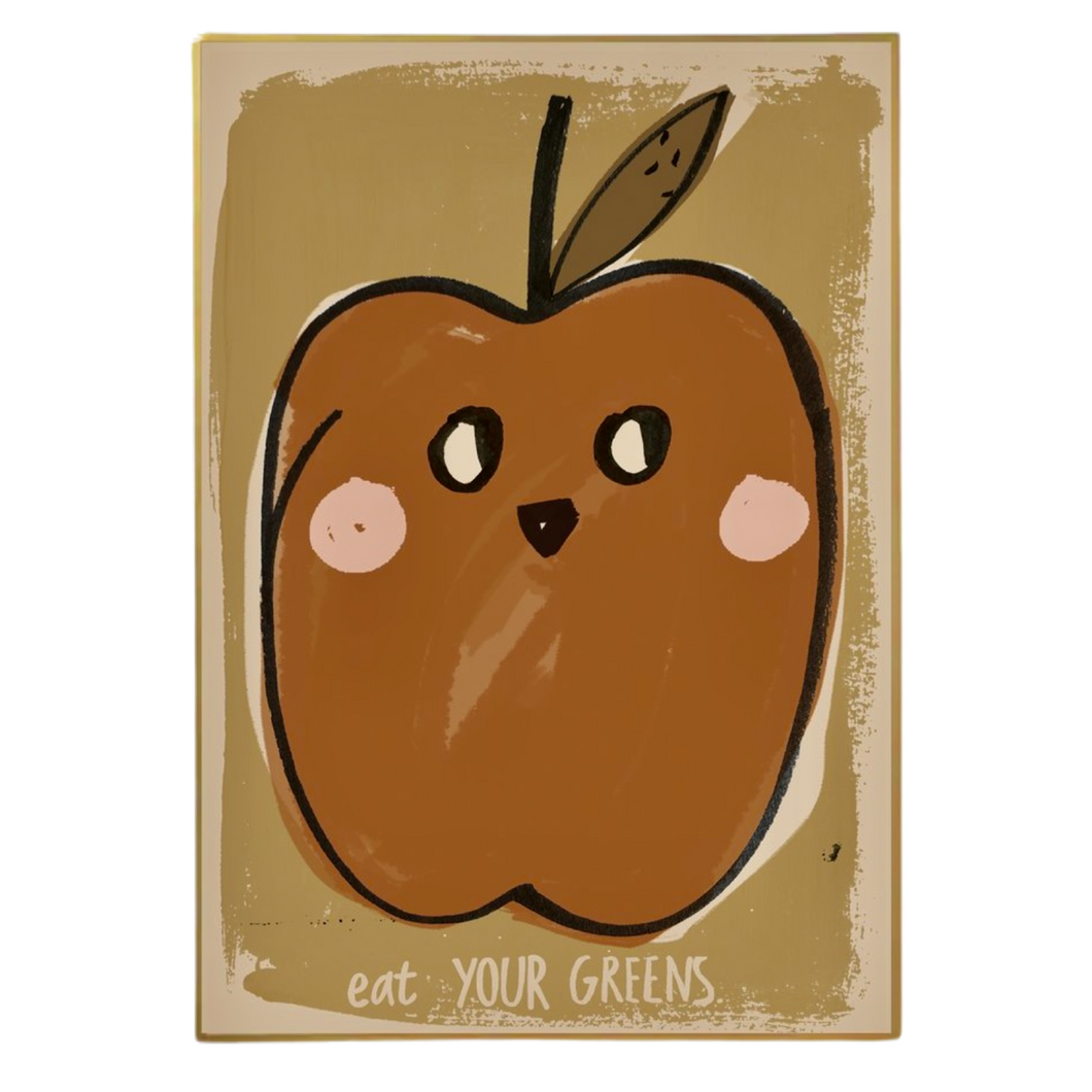 Wallposter || eat your greens