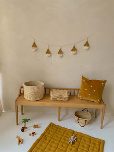 Boat Garland mustard || גרילנדה פשתן קינמון