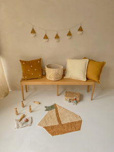 Boat Garland mustard || גרילנדה פשתן קינמון