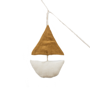 Boat Garland mustard || גרילנדה פשתן קינמון