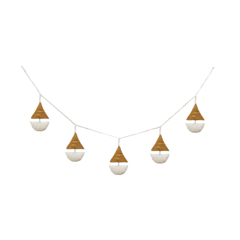 Boat Garland mustard || גרילנדה פשתן קינמון