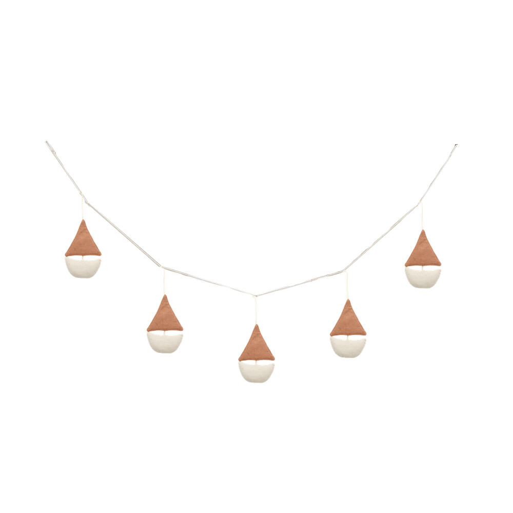 Boat Garland blush || גרילנדה פשתן טרקוטה