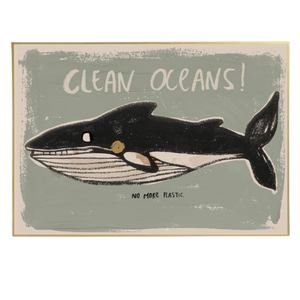 פוסטר פרינט || clean ocean