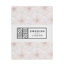 Load image into Gallery viewer, flowers white || Swedish linens