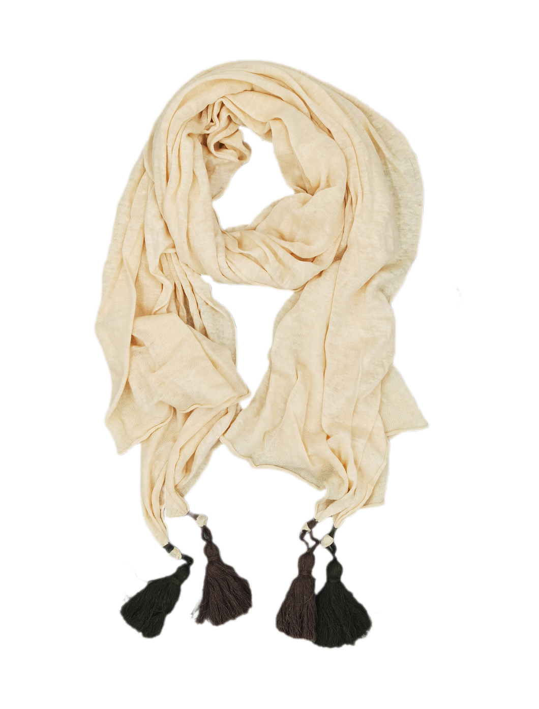 Beige || צעיף טסלים פשתן