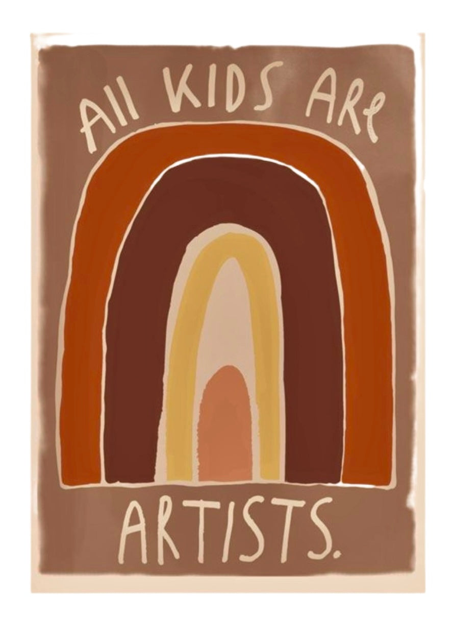 Wallposter || All kids are artists