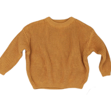 Load image into Gallery viewer, chunky knitted sweater | caramel