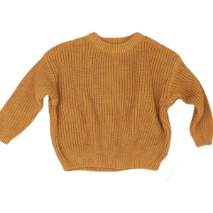 chunky knitted sweater | caramel