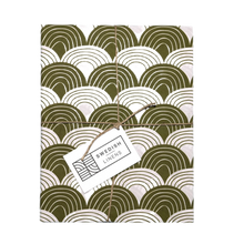 Load image into Gallery viewer, Pillowcase || rainbow olive green