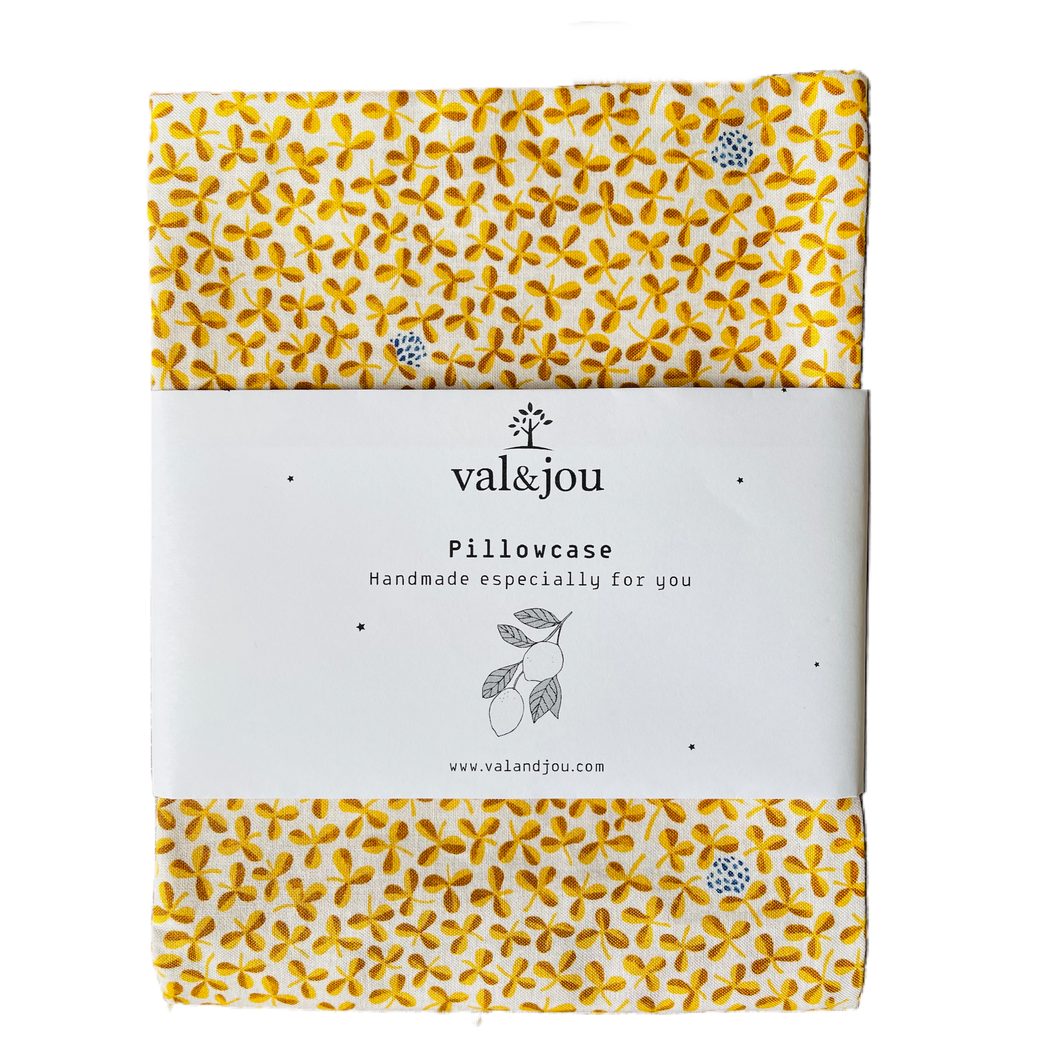 Pillowcase || clover mustard