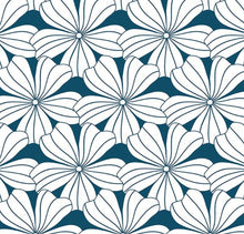 Load image into Gallery viewer, Flowers Moroccan blue || Swedish linens