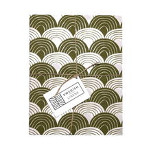Load image into Gallery viewer, Pillowcase || rainbow olive green