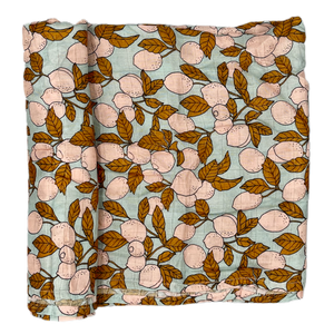 Swaddle blanket || peaches