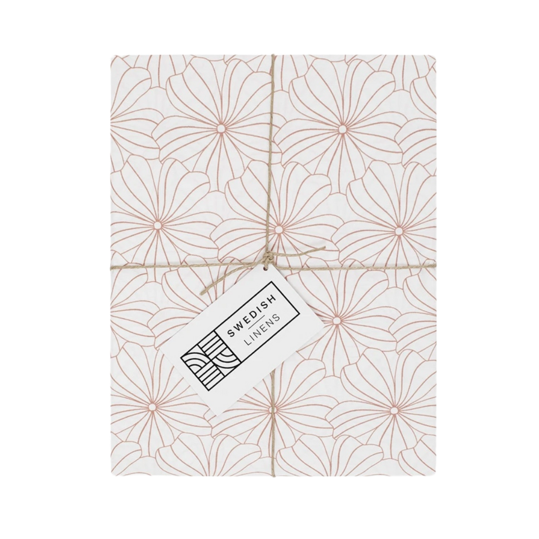 Pillowcase || flowers white