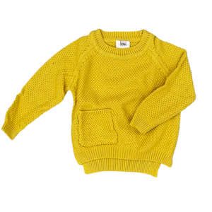 Pocket sweater || yellow