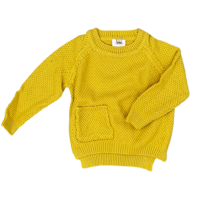 Pocket sweater || yellow