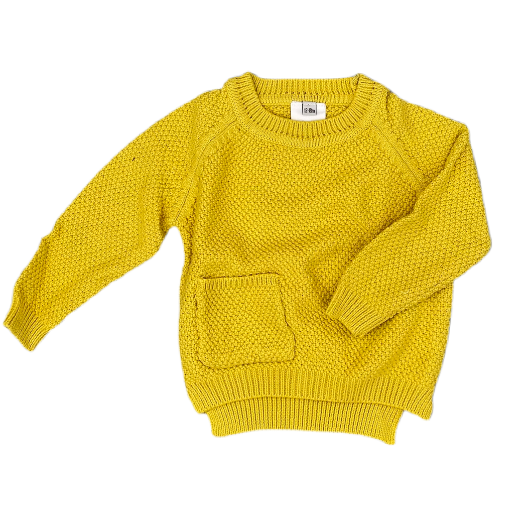 Pocket sweater || yellow