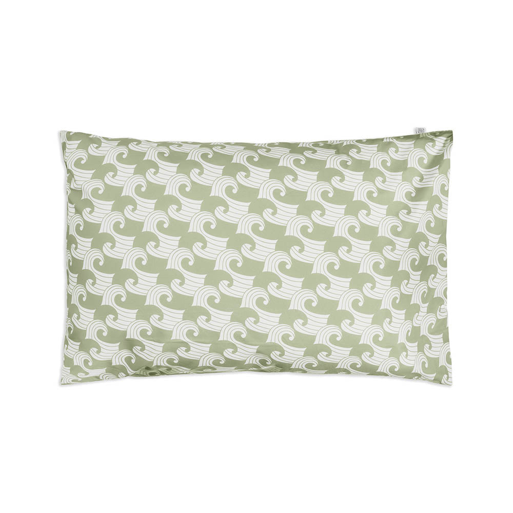 Pillowcase || waves sage green