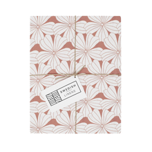 Load image into Gallery viewer, Pillowcase || flowers terracotta pink