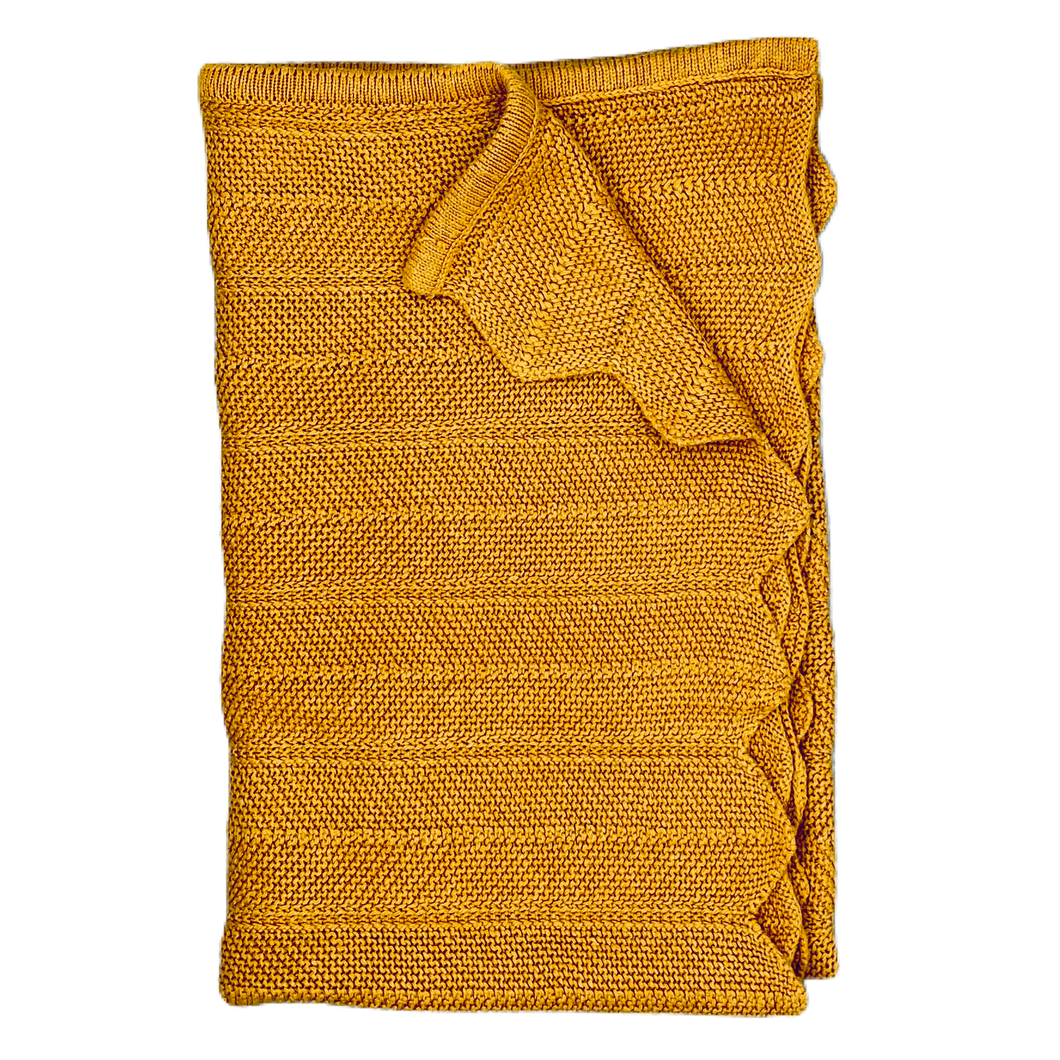 Toffee blanket || שמיכת תינוק אורגנית