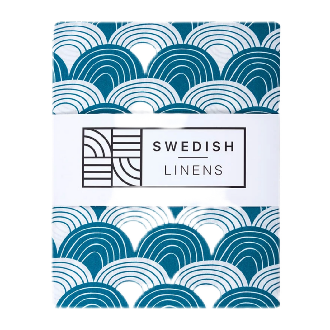 Rainbow Moroccan blue || Swedish linens