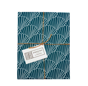 Pillowcase || seashells Moroccan blue