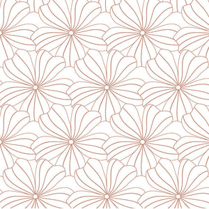 Flowers white | סדין מיטת יחיד