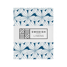 Load image into Gallery viewer, Flowers Moroccan blue || Swedish linens