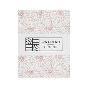 flowers white || Swedish linens