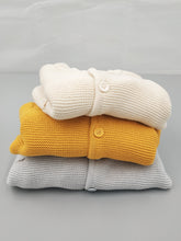 Load image into Gallery viewer, Knitted cotton jacket || ocher