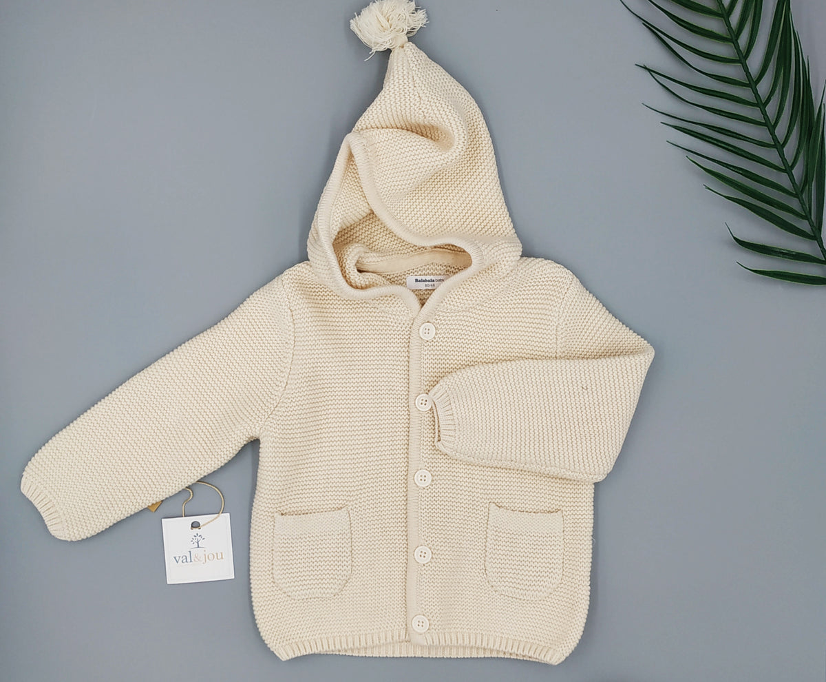 Knitted cotton jacket || shell