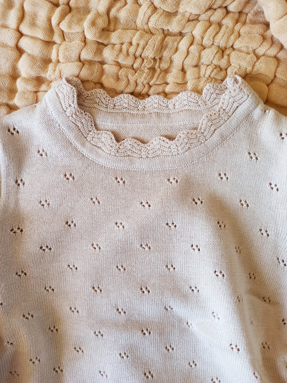 Cream | onesie