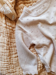 Cream | onesie