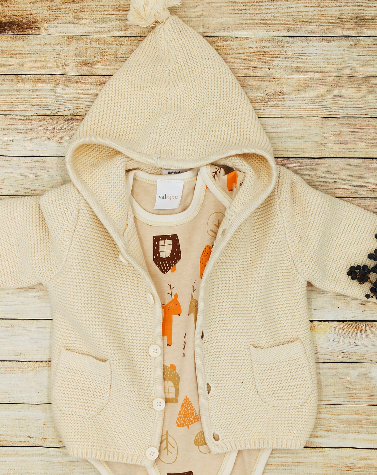 Knitted cotton jacket || shell