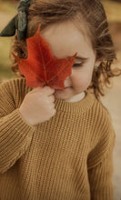 Load image into Gallery viewer, chunky knitted sweater | caramel