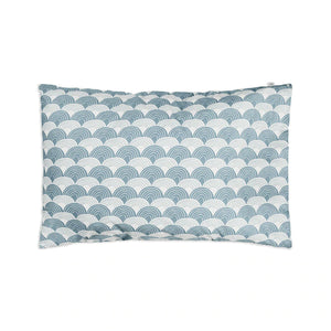 Pillowcase || Rainbow Muted blue