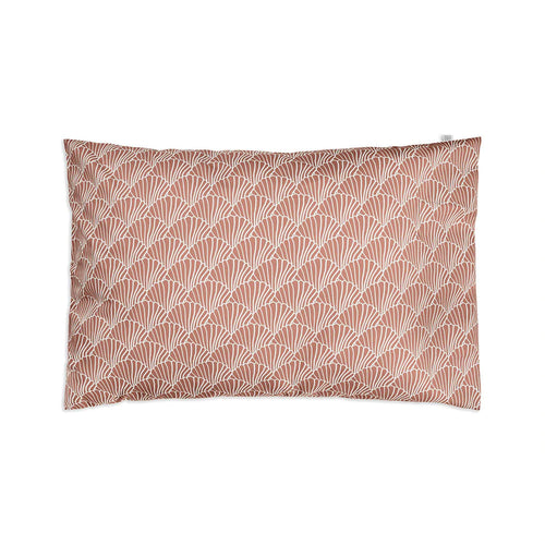 Pillowcase || seashells terracotta pink
