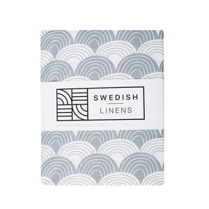 Rainbow tranquil Gray || Swedish linens