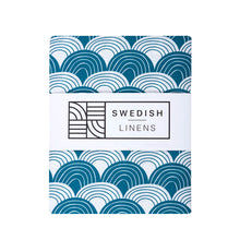 Load image into Gallery viewer, Rainbow Moroccan blue || Swedish linens